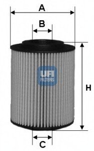 Масляний фільтр UFI 25.050.00 (фото 1)