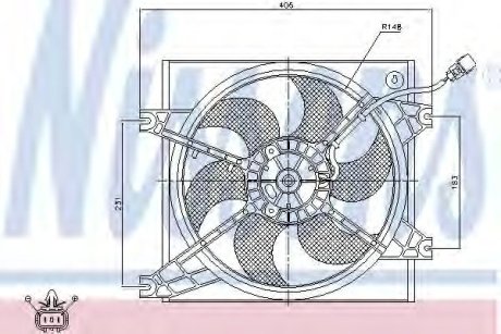 Вентилятор радиатора Nissens 85085 (фото 1)