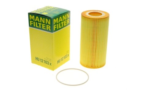 Фильтрующий элемент масляного фильтра DAF CF 85, XF 105 HU 12103X MANN HU 12 103 X (фото 1)