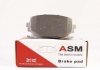 Колодки дискові передні ASM FR257110 (фото 2)