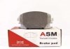 Колодки дискові передні ASM FR257086 (фото 2)