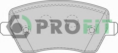 Колодки гальмівні дискові PROFIT 5000-1617 (фото 1)