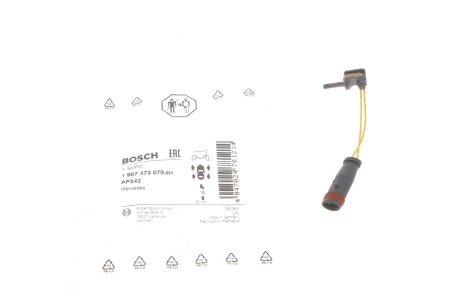 Гальмівні аксесуари (Датчик зносу колодки) Bosch 1987473070 (фото 1)