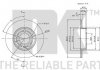 Гальмівний диск зад. Skoda Fabia 1.2-1.9 -10, Octavia 97-10, Roomster// VW Bora, Golf IV,Polo NK (Германия/Дания) 204761 (фото 2)