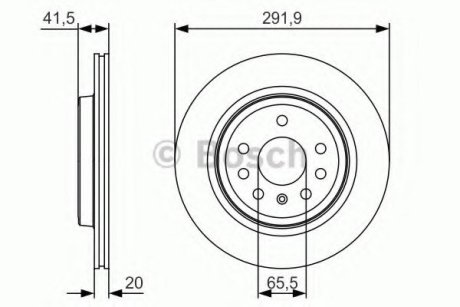Гальмівний диск Bosch 0986479S27 (фото 1)