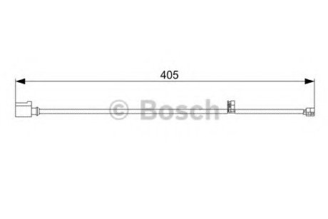 Датчик зносу гальмівних колодок 95561236551 Bosch 1987473025 (фото 1)