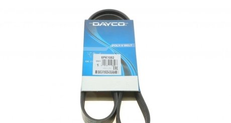 Ремень поликлиновой DY Dayco 6PK1082 (фото 1)