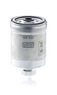 Фильтр топливный MANN WK 832 (фото 1)