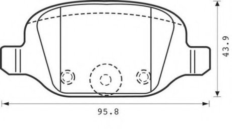 Колодки гальмівні дискові JURID 573019J (фото 1)