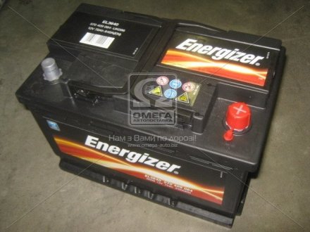 Акумулятор 70Ah-12v (278х175х190), R,EN640 Energizer 570 409 064 (фото 1)