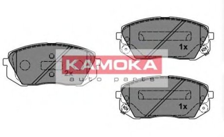 Колодки тормозные перед. Hyundai IX35 10\'->;Kia Carens II/III 02\'->;Sportage 10\'-> Kamoka JQ101149