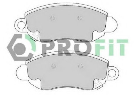 Колодки тормозные дисковые передние FORD TRANSIT 00-06 PROFIT 5000-1881
