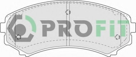 Колодки тормозные дисковые PROFIT 5000-1603