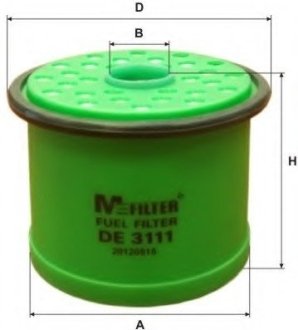 Фільтр паливний (змінний елемент) M-FILTER MFILTER DE3111