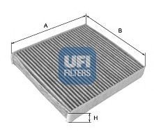 Фильтр, воздух во внутренном пространстве UFI 54.144.00