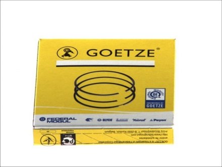 Кольца поршневые Goetze 08-107400-00 (фото 1)