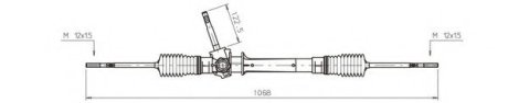 Рейка усилителя рулевого механизма (Возможно восстановленное изделие) GENERAL RICAMBI OP4035 (фото 1)