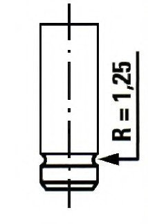 Випускний клапан ET ENGINETEAM VE0103 (фото 1)