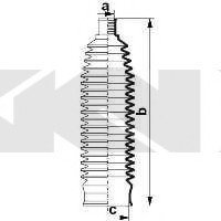 Пыльник рулевого механизма (GKN) Spidan 84003
