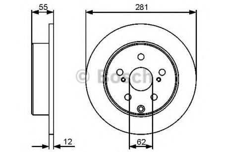 Гальмівний диск Bosch 0 986 479 419
