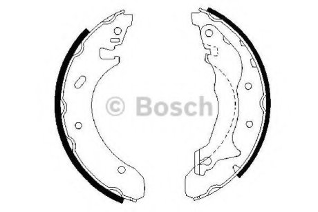 Комплект тормозных колодок Bosch 0 986 487 330 (фото 1)