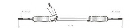 Рейка усилителя рулевого механизма (Возможно восстановленное изделие) GENERAL RICAMBI WW4042 (фото 1)