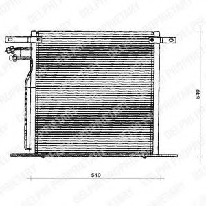 Радиатор кондиционера DELPHI TSP0225126 (фото 1)