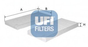 Фільтр, повітря у внутрішній простір UFI 53.154.00