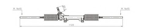 Рейка усилителя рулевого механизма (Возможно восстановленное изделие) GENERAL RICAMBI PE4031 (фото 1)