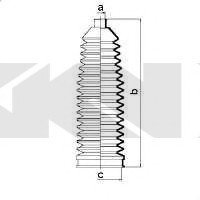 Пильовик кермового механізму (GKN) Spidan 83782 (фото 1)