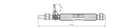 Рейка усилителя рулевого механизма (Возможно восстановленное изделие) GENERAL RICAMBI OP4036 (фото 1)