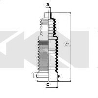 Пильовик кермового механізму (GKN) Spidan 83675 (фото 1)