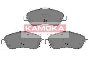 Колодки тормозные перед. Toyota Avensis(T25) 03\'-> Kamoka JQ1013296 (фото 1)