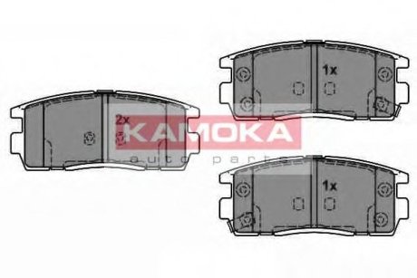 Колодка гальмівна зад. CHEVROLET CAPTIVA диск. Kamoka JQ1018370 (фото 1)