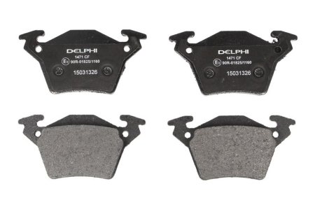Колодки тормозные дисковые DELPHI LP1471 (фото 1)