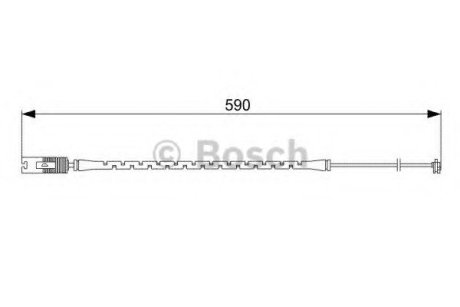 Датчик зносу гальмівних колодок Bosch 1987473042 (фото 1)