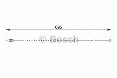Датчик износа тормозных колодок Bosch 1987474585