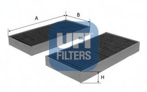 Фільтр, повітря у внутрішній простір UFI 54.172.00 (фото 1)