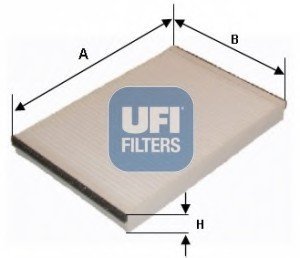 Фильтр, воздух во внутренном пространстве UFI 53.206.00 (фото 1)