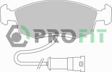 Колодки тормозные дисковые PROFIT 5000-0276 (фото 1)