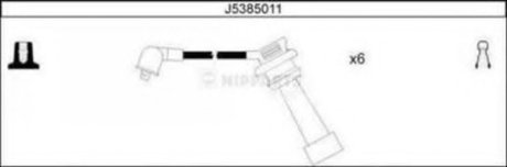 Комплект кабелiв запалювання Nipparts J5385011 (фото 1)