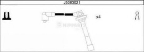Комплект кабелей высоковольтных Nipparts J5383021