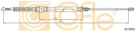 Трос стояночного тормоза COFLE 10.9042 (фото 1)