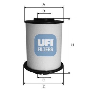 Топливный фильтр UFI 26.033.00 (фото 1)