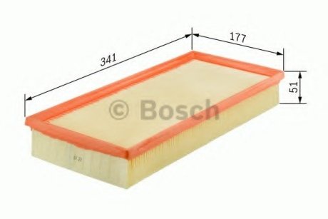 Фільтр повітря Bosch 1 457 433 250 (фото 1)