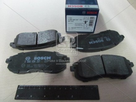 Комплект тормозных колодок, дисковый тормоз Bosch 0 986 494 337 (фото 1)