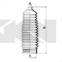 Пильовик кермового механізму (GKN) Spidan 83743 (фото 1)