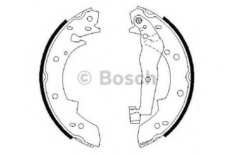 Комплект тормозных колодок Bosch 0 986 487 013 (фото 1)