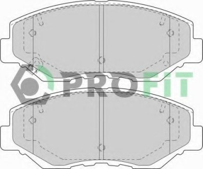 Колодки гальмівні дискові PROFIT 5000-1658 (фото 1)