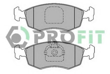 Колодки гальмівні дискові PROFIT 5000-1376